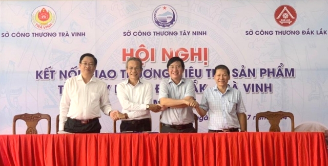 Kết nối giao thương giữa ba tỉnh Đắk Lắk, Trà Vinh và Tây Ninh
