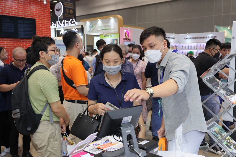 Trong khuôn khổ Triển lãm Quốc tế Cafe Show 2022, nhiều hoạt động được triển khai, giúp không khí tại sự kiện thêm phần náo nhiệt.