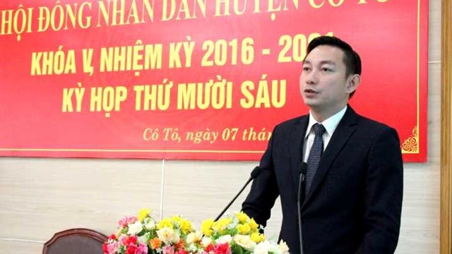 Khai trừ ra khỏi Đảng đối với Bí thư Huyện ủy Cô Tô Lê Hùng Sơn