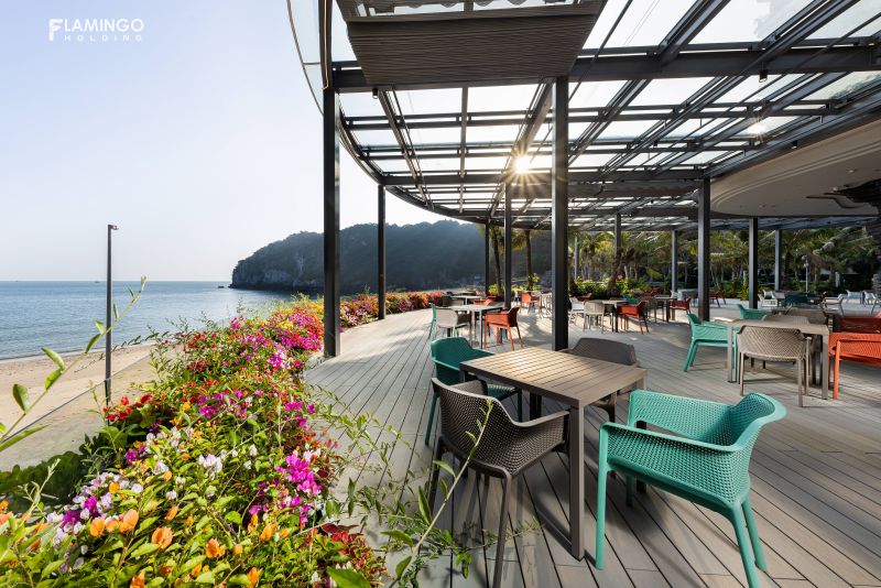 Coffe Lounge tại quần thể nghỉ dưỡng Flamigo Cát Bà resort