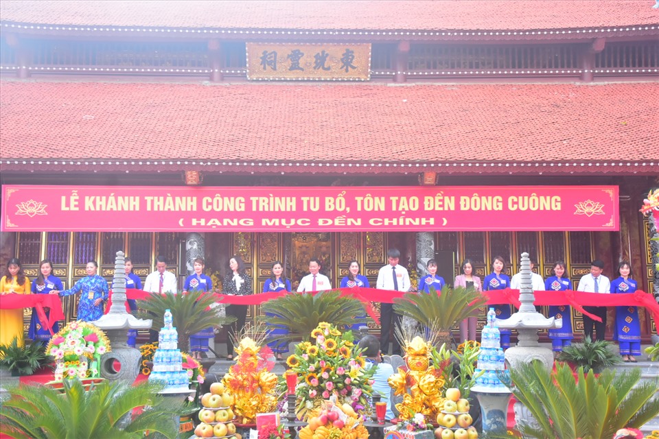 Khánh thành công trình trùng tu Đền Mẫu Đông Cuông, Yên Bái