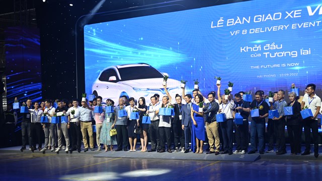 Khoảng 5.000 ô tô điện mang thương hiệu Việt sẽ được xuất khẩu vào đầu tháng 11