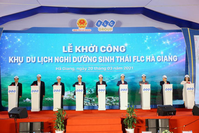 Khởi công Khu du lịch nghỉ dưỡng sinh thái cao cấp FLC Hà Giang - Ảnh 1. Khởi công Khu du lịch nghỉ dưỡng sinh thái cao cấp FLC Hà Giang - Ảnh 1.