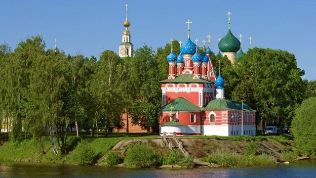 Khung cảnh làng quê Nga đẹp nao lòng trên dòng sông Volga