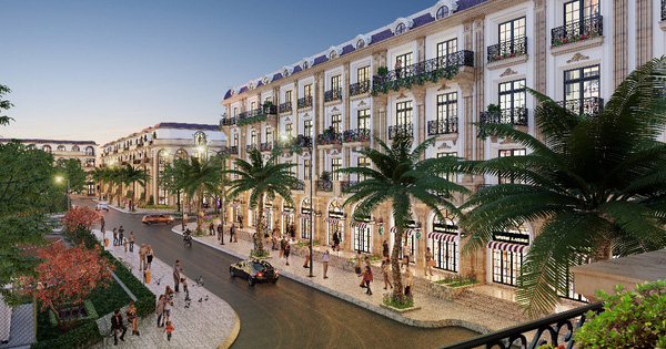Kiến trúc Chateau (Lâu đài) độc đáo tại Shophouse D'. Metropole Hà Tĩnh
