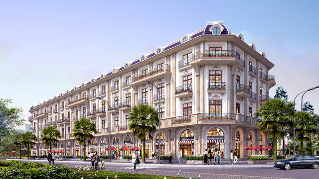 Kiến trúc Chateau (Lâu đài) độc đáo tại Shophouse D. Metropole Hà Tĩnh - Ảnh 1. Kiến trúc Chateau (Lâu đài) độc đáo tại Shophouse D. Metropole Hà Tĩnh - Ảnh 1.