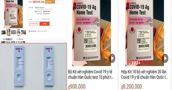 Kit test nhanh COVID-19 nhập lậu tràn ngập Việt Nam, quản lý thị trường cảnh báo gì?