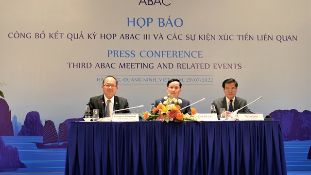Kỳ họp ABAC III thành công tốt đẹp: Tiếp tục hợp tác chặt chẽ để ứng phó với thách thức