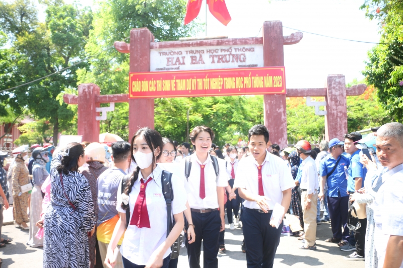 Thí sinh tham gia Kỳ thi tốt nghiệp THPT năm 2023 tại Thừa Thiên Huế
