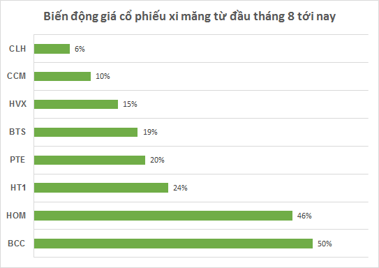 Kỳ vọng đầu tư công tăng mạnh, cổ phiếu xi măng dậy sóng trong nửa đầu tháng 8 - Ảnh 1.