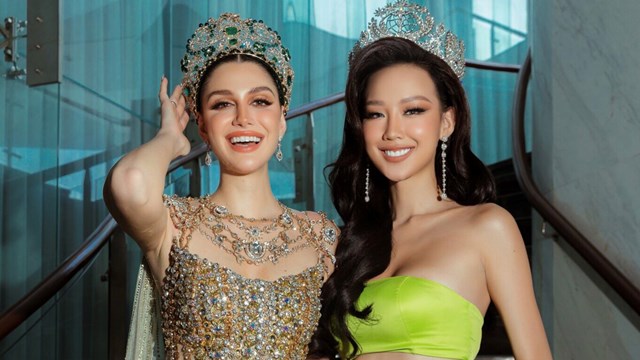 Lê Nguyễn Bảo Ngọc khoe sắc bên Hoa hậu đẹp nhất 2022