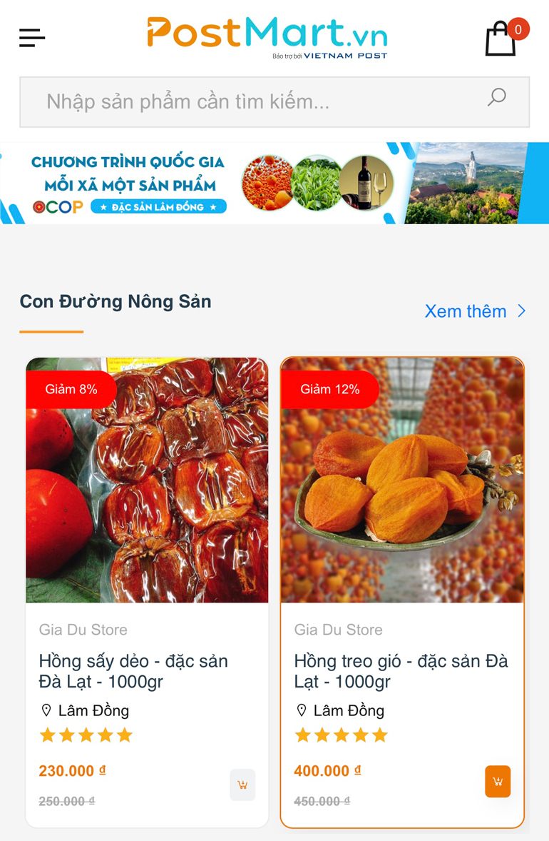 Đặc sản Lâm Đồng trên trang postmart.vn Đặc sản Lâm Đồng trên trang postmart.vn