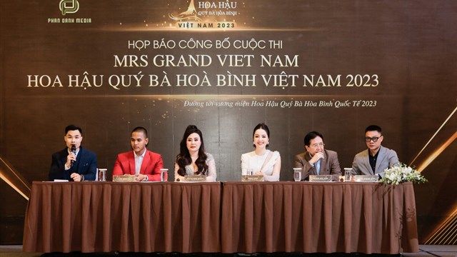 Lần đầu tổ chức cuộc thi Hoa hậu Quý bà Hòa bình Việt Nam