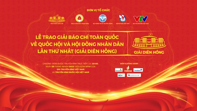 Lễ trao Giải báo chí toàn quốc về Quốc hội và Hội đồng nhân dân lần thứ nhất năm 2023 (Giải Diên hồng)