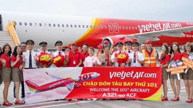 Liên tục nhận tàu bay mới, Vietjet đón tàu bay thứ 101