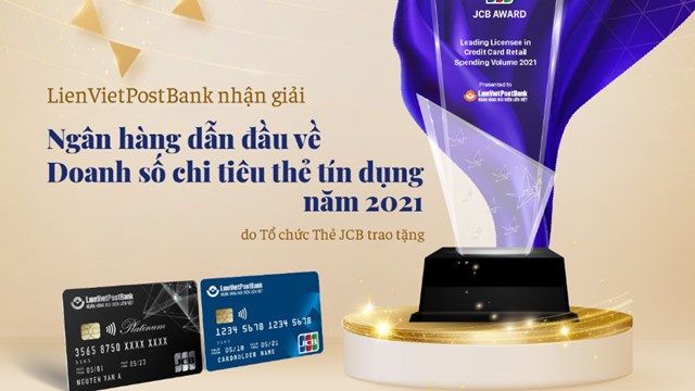 LienVietPostBank được vinh danh 5 hạng mục danh giá của Tổ chức Thẻ quốc tế