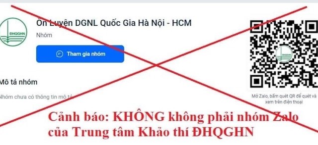 Lợi dụng kỳ thi Đánh giá năng lực của ĐH Quốc gia Hà Nội để trục lợi