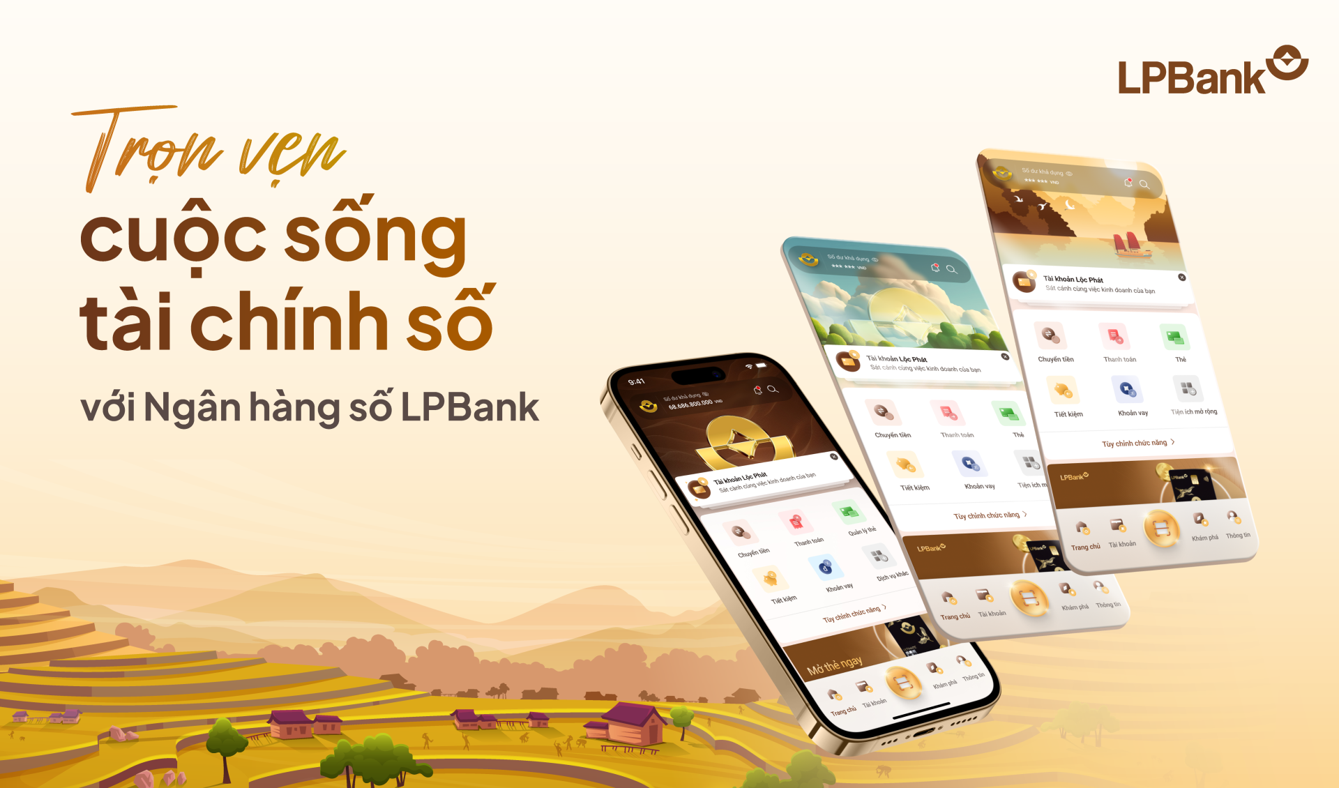 Chỉ cần một chạm – Trọn vẹn cuộc sống tài chính số cùng ứng dụng LPBank