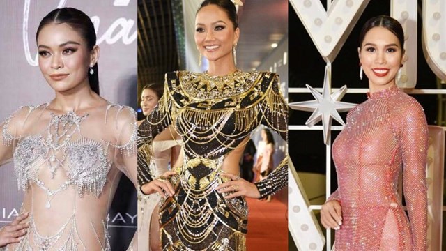Mâu Thủy, H'Hen Niê và loạt sao lộng lẫy trên thảm đỏ chung kết Miss Universe 2022