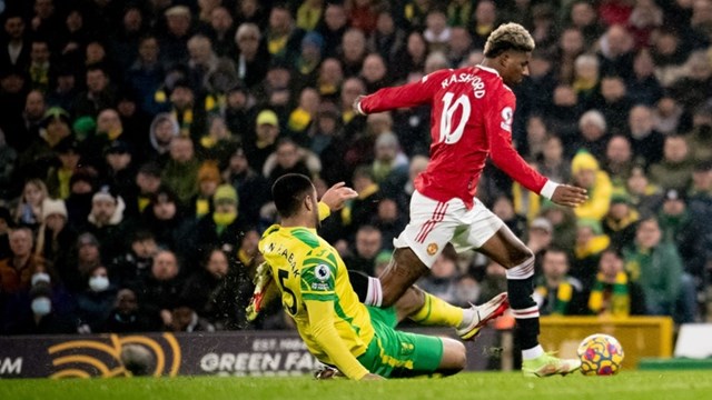 Man Utd thắng 1-0 Norwich, tạm thời vươn lên vị trí thứ năm