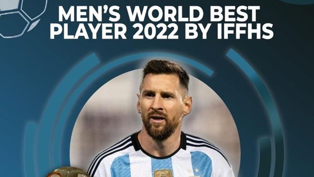 Messi đoạt danh hiệu cầu thủ nam xuất sắc nhất năm 2022