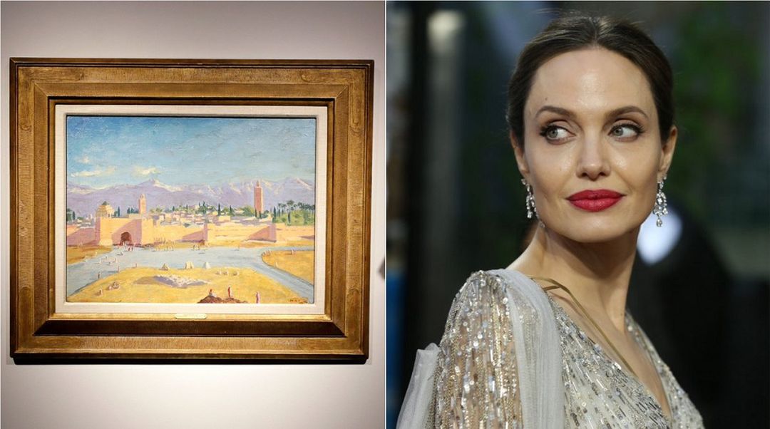Minh tinh Angelina Jolie đấu giá tranh Winston Churchill vẽ tặng Franklin Roosevelt