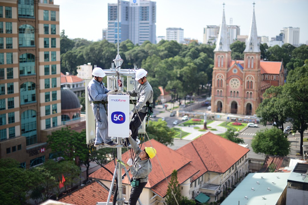 MobiFone bắt đầu thử nghiệm phát sóng 5G tại TP.HCM