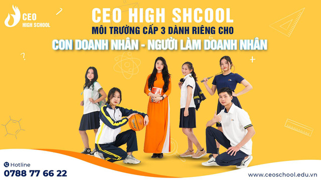 Môi trường cấp 3 dành riêng cho con doanh nhân và người làm kinh doanh - Ảnh 1.