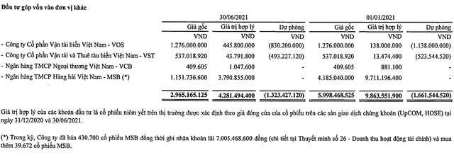 Một công ty vận tải biển của Vinalines hồi sinh, giá tăng gấp 8 lần trong 6 tháng - Ảnh 3.