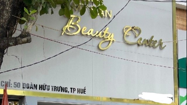 Một spa ở TP Huế bị phạt 45 triệu đồng vì cung cấp dịch vụ thẩm mỹ khi chưa đủ điều kiện