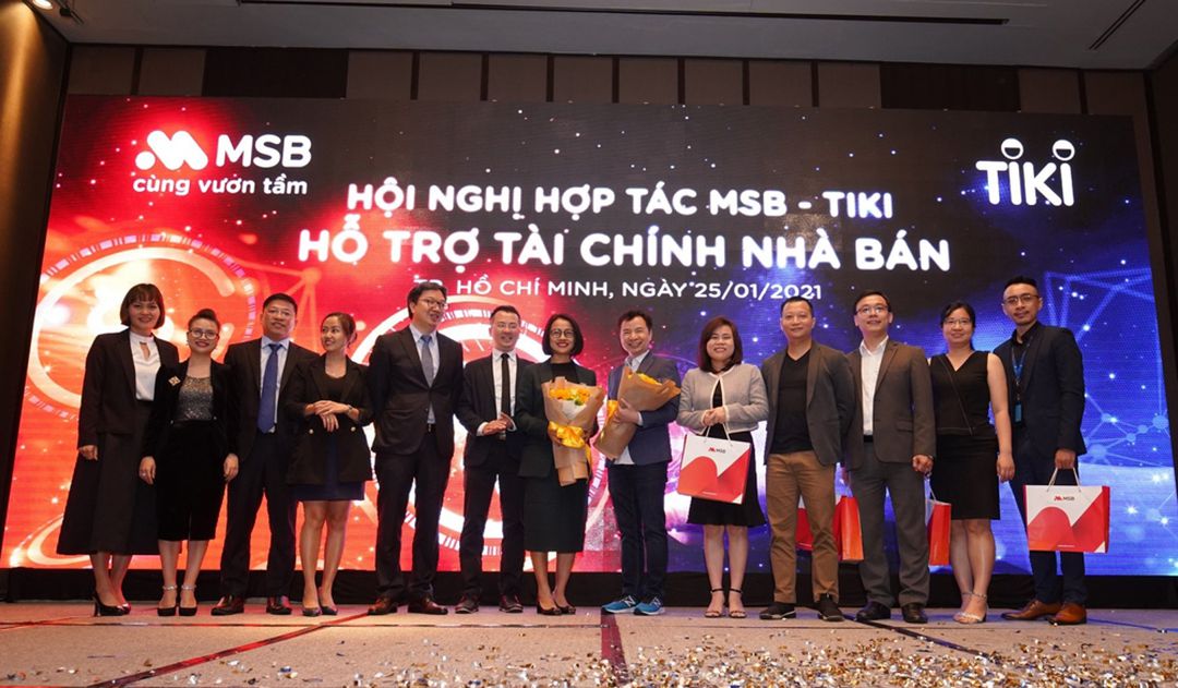 MSB cùng Tiki phát triển dịch vụ tài chính - ngân hàng cho cộng đồng nhà bán