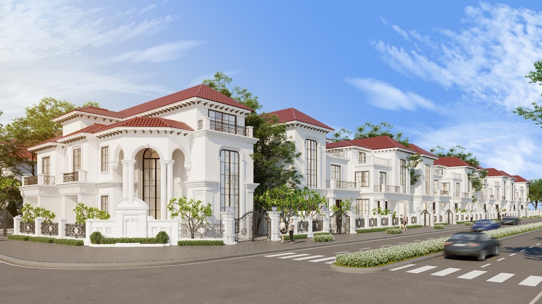 Dự án được xây dựng theo kiến trúc châu Âu và phong cách kiến trúc Địa Trung Hải được khác hàng đánh giá rất cao Dự án được xây dựng theo kiến trúc châu Âu và phong cách kiến trúc Địa Trung Hải được khác hàng đánh giá rất cao