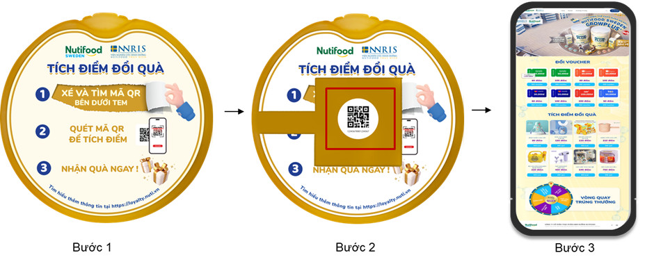 Cùng sưu tập bộ quà siêu tiện lợi của Nutifood chỉ với 3 bước đơn giản Cùng sưu tập bộ quà siêu tiện lợi của Nutifood chỉ với 3 bước đơn giản