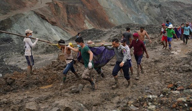 Myanmar: Lở đất nghiêm trọng, ít nhất 80 người mất tích