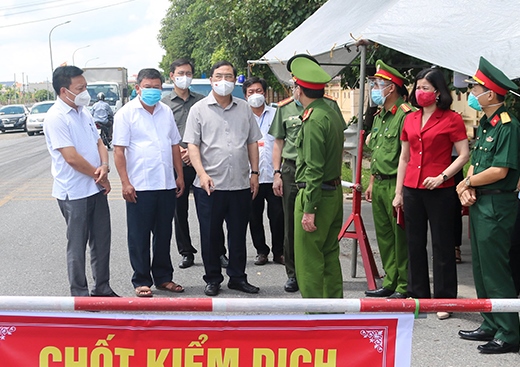 NAM ĐỊNH: Dồn toàn lực, tập trung dập tắt ổ dịch ở Hải Hậu