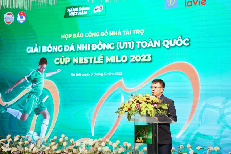 Ông Nguyễn Phan Khuê, Tổng biên tập Báo Thiếu niên Tiền phong và Nhi đồng phát biểu