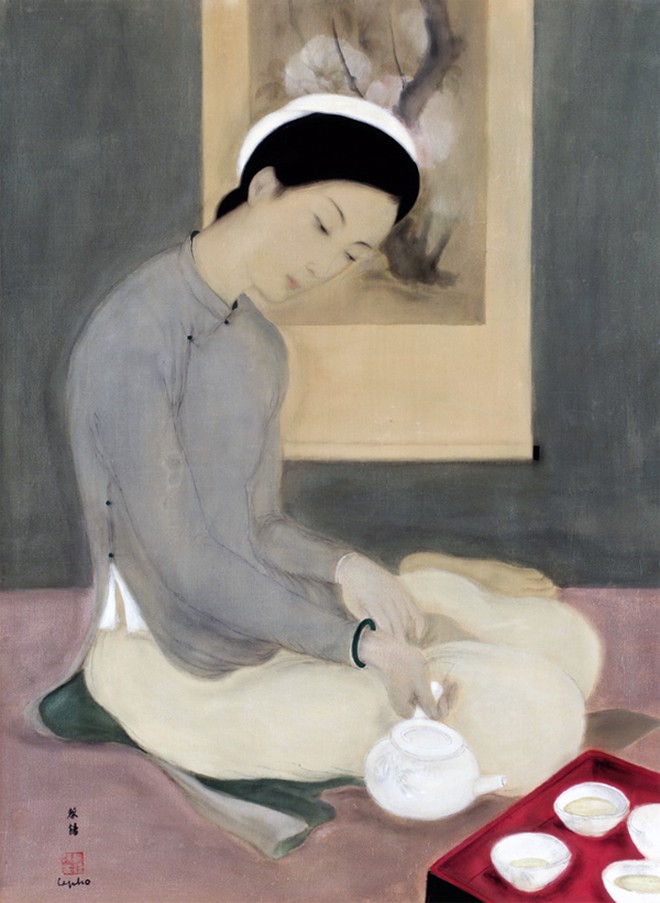 Ngắm tranh khỏa thân 'Sau khi tắm' của danh họa Lê Phổ bán 12,3 tỉ đồng - ảnh 2