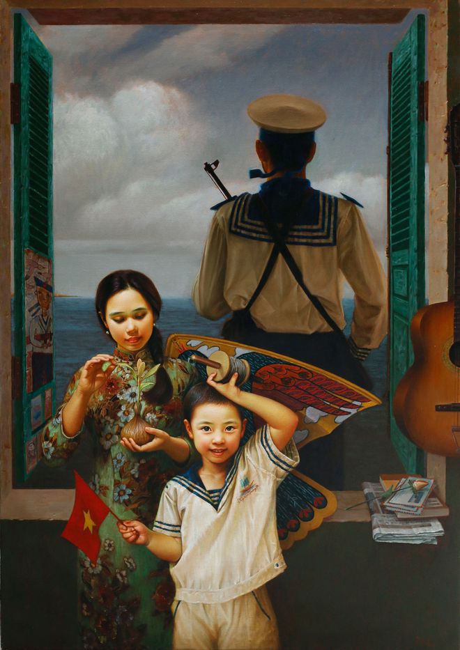 Nghệ sĩ Việt đánh chuông xứ người1