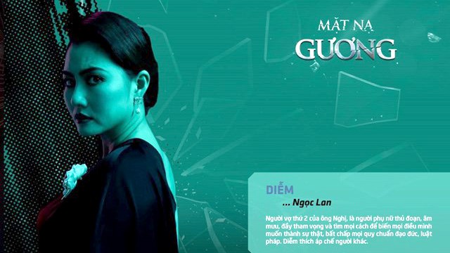 Ngọc Lan stress với vai Diễm 'đa nhân cách' trong 'Mặt nạ Gương'