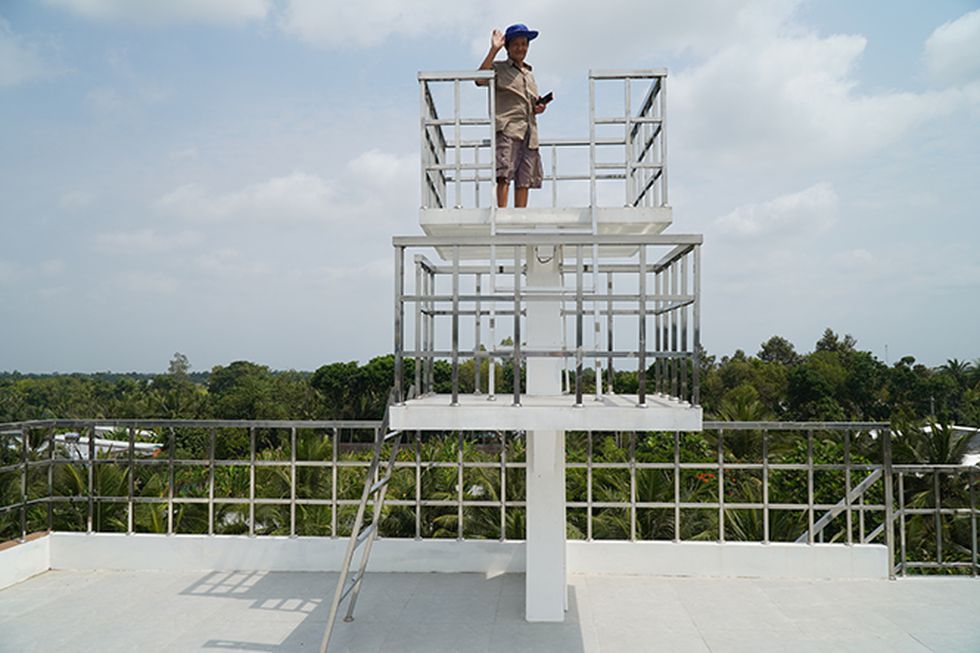 Ngôi nhà du thuyền 3 tầng 'độc nhất miền Tây' được lão nông bỏ 5 tỉ ra xây - ảnh 20