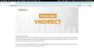 VNDIRECT vẫn chưa thể kết nối trở lại sau khi bị tấn công từ sáng 24.3 ẢNH CHỤP MÀN HÌNH