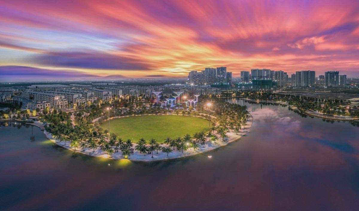 Đại đô thị Vinhomes Grand Park hướng nhìn từ công viên 36ha Đại đô thị Vinhomes Grand Park hướng nhìn từ công viên 36ha