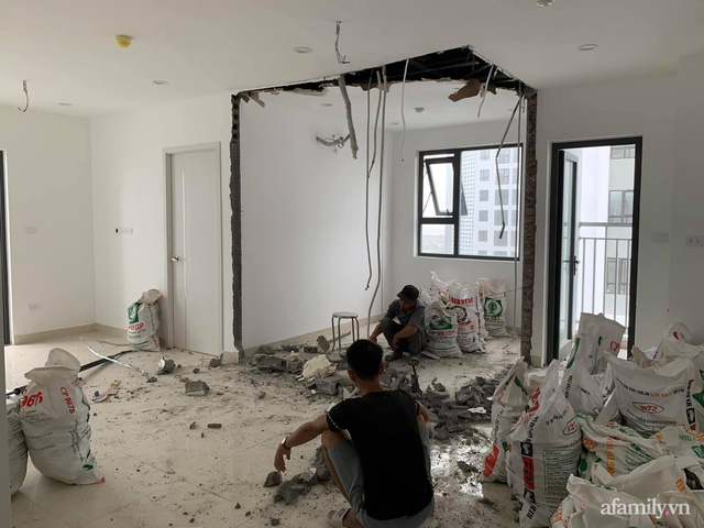 Nhà ở xã hội 69m² siêu ấm áp và tiện ích với chi phí cải tạo 200 triệu đồng của cặp vợ chồng 9X ở Từ Liêm, Hà Nội - Ảnh 3. Nhà ở xã hội 69m² siêu ấm áp và tiện ích với chi phí cải tạo 200 triệu đồng của cặp vợ chồng 9X ở Từ Liêm, Hà Nội - Ảnh 3.