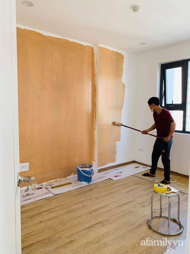 Nhà ở xã hội 69m² siêu ấm áp và tiện ích với chi phí cải tạo 200 triệu đồng của cặp vợ chồng 9X ở Từ Liêm, Hà Nội - Ảnh 5. Nhà ở xã hội 69m² siêu ấm áp và tiện ích với chi phí cải tạo 200 triệu đồng của cặp vợ chồng 9X ở Từ Liêm, Hà Nội - Ảnh 5.