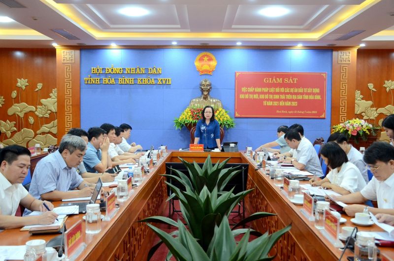 Các đại biểu thảo luận về tình hình triển khai dự án trên địa bàn tỉnh Hoà Bình. Các đại biểu thảo luận về tình hình triển khai dự án trên địa bàn tỉnh Hoà Bình.