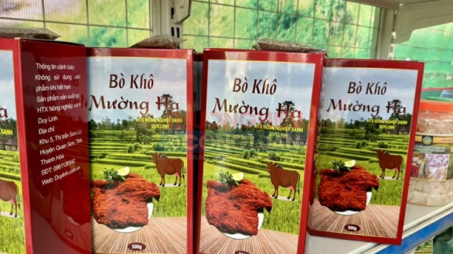 Nhiều sản phẩm OCOP xứ Thanh tiêu thụ mạnh trong dịp nghỉ lễ