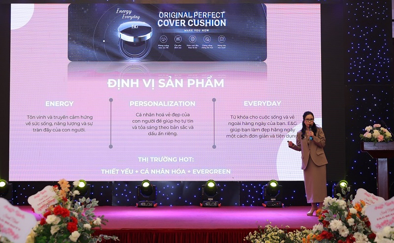 Bà Dương Thị Thanh Mai, Tổng Giám đốc Thương hiệu Mỹ phẩm E&G