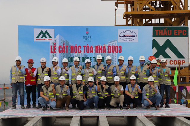 Nhiều ưu đãi hấp dẫn nhân dịp cất nóc tòa DV03 dự án Rose Town - Ảnh 1. Nhiều ưu đãi hấp dẫn nhân dịp cất nóc tòa DV03 dự án Rose Town - Ảnh 1.
