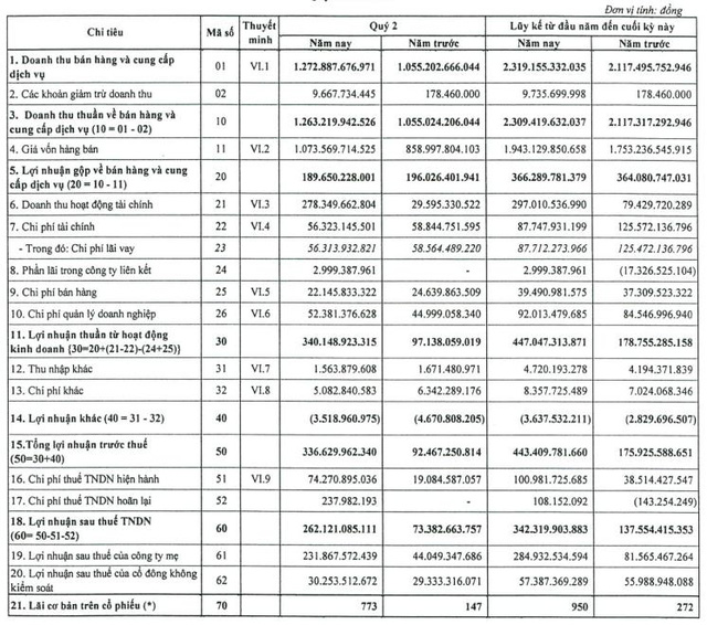 Nhờ khoản thu từ chuyển nhượng cổ phần, Idico (IDC) báo lãi quý 2 hơn 262 tỷ đồng, gấp 3,6 lần cùng kỳ 2020 - Ảnh 2. Nhờ khoản thu từ chuyển nhượng cổ phần, Idico (IDC) báo lãi quý 2 hơn 262 tỷ đồng, gấp 3,6 lần cùng kỳ 2020 - Ảnh 2.