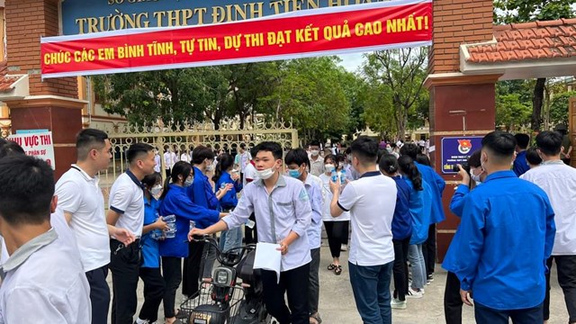 Ninh Bình: Một thí sinh bị đình chỉ vì vi phạm quy chế